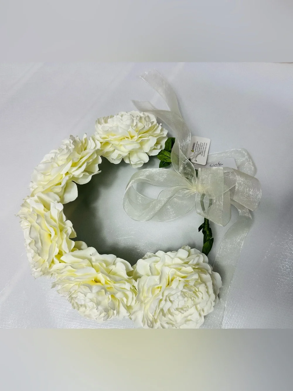Ivory Floral Crown Headband